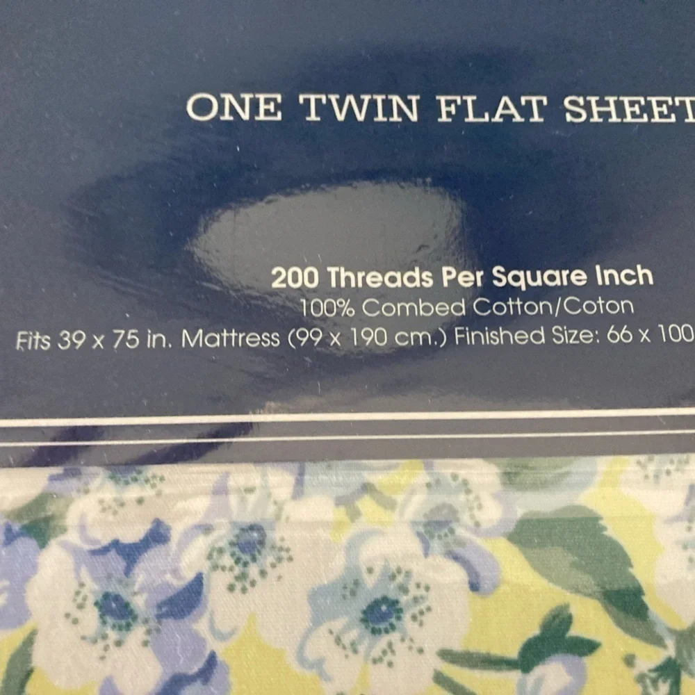 Vtg NEW Sheridan Australia Provincial Twin Flat Sheet New in Package